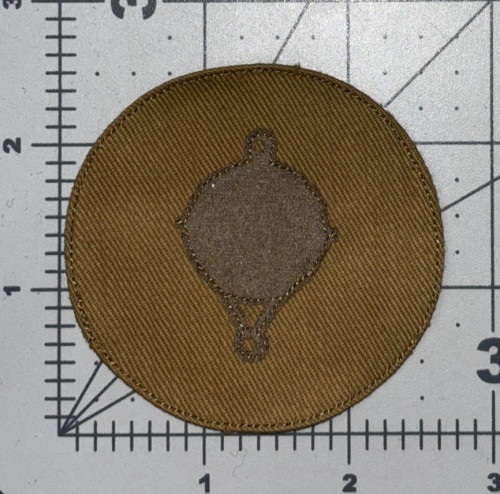 WW 1 US Army Gunner Second Class Mine Company Chevron Patch Inv# K8225
