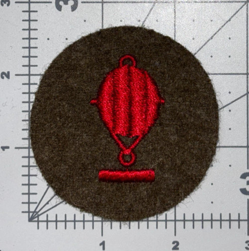 WW 1 US Army Gunner First Class Mine Company Chevron Patch Inv# K8229