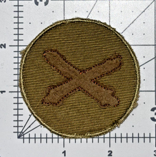 WW 1 US Army Artillery PFC Chevron Patch Inv# K8244