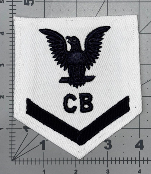 1943 US Navy Petty Officer 3rd Class Construction Battalion Rate Inv# K8270