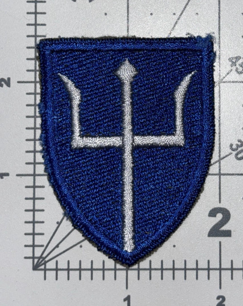 German Made US Army 97th Infantry Division Blue Border Patch Inv# K8306