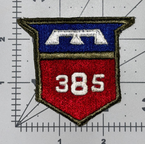 WW 2 US Army 76th Infantry Division 385th Infantry Regiment Patch Inv# K8309