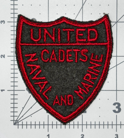 WW 2 United Naval & Marine Cadets Wool Patch Inv# K8314