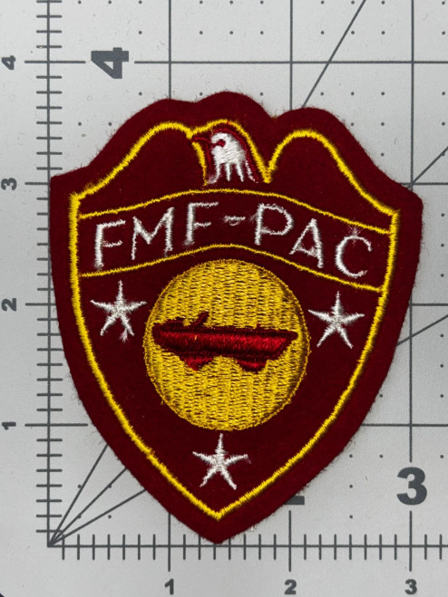 WW 2 USMC FMF-PAC DUK-W Company Wool Patch Inv# K8370