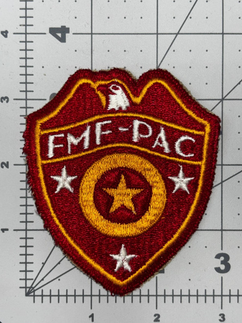 WW 2 USMC FMF-PAC Service Of Supply Patch Inv# K8373