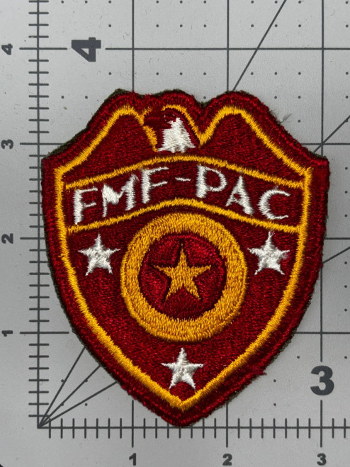 WW 2 USMC FMF-PAC Service Of Supply Patch Inv# K8374