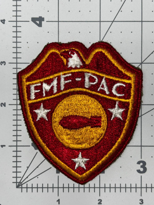 WW 2 USMC FMF-PAC Bomb Disposal Patch Inv# K8381