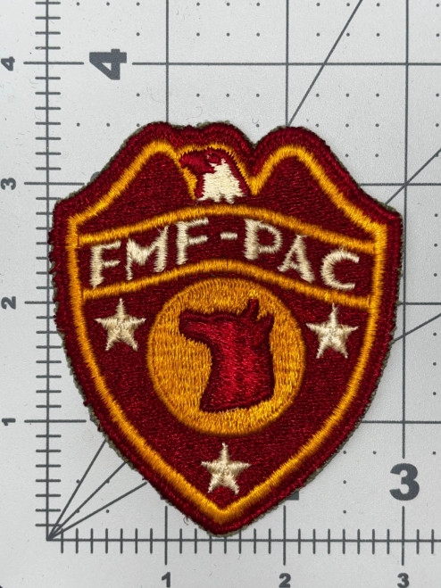 WW 2 USMC FMF-PAC Dog Platoons Patch Inv# K8400