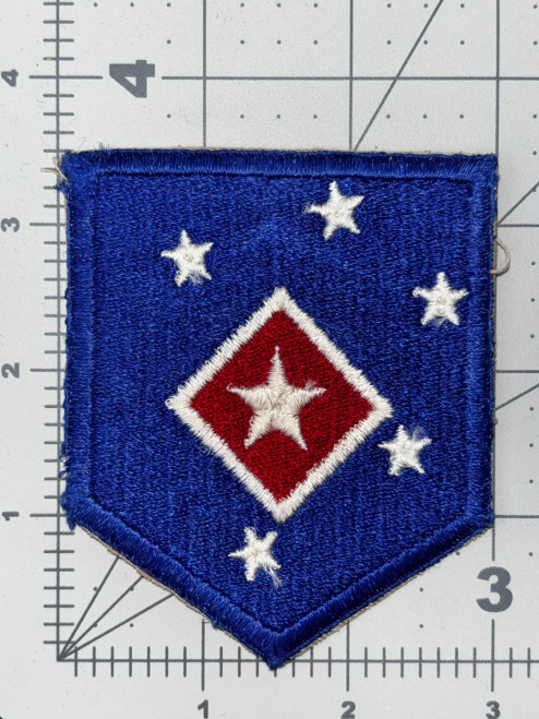 WW 2 USMC 1st MAC Service & Supply Patch Inv# K8402