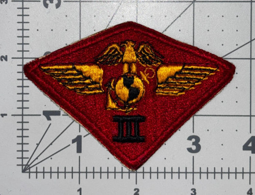 WW 2 USMC Marine Corps Pacific 3rd Air Wing Patch Inv# K8418