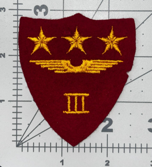 WW 2 USMC 3rd Air Wing Fuselage Wool Patch Inv# K8450