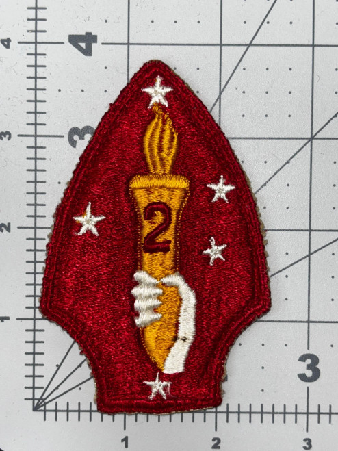 WW 2 USMC 2nd Marine Division No Palm Gap Patch Inv# K8474