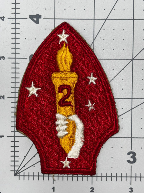 WW 2 USMC 2nd Marine Division No Palm Gap Patch Inv# K8475