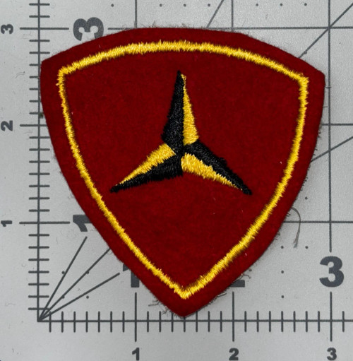 WW 2 USMC 3rd Marine Division Wool Patch Inv# K8512