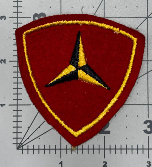 WW 2 USMC 3rd Marine Division Wool Patch Inv# K8514
