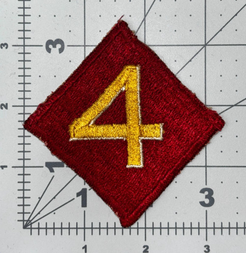 Japan Made USMC 4th Marine Division Patch Inv# K8516