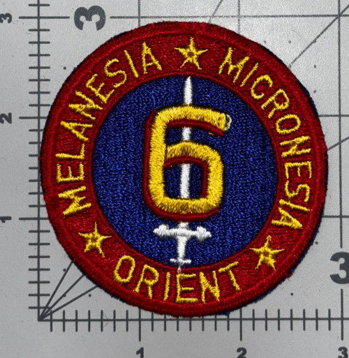 WW 2 USMC 6th Marine Division Patch Inv# K8580