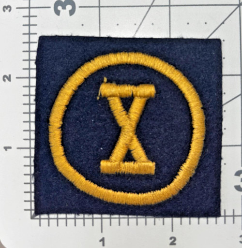 George Egolf Collection WW 1 10th Division Published Patch