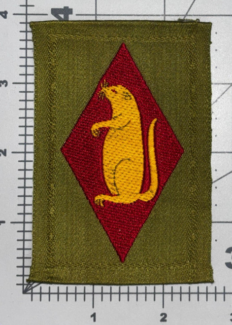 WW 1 US Army 4th AA Machine Gun Battalion Liberty Loan Patch Inv# K8631