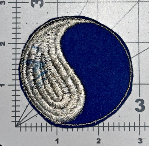 French Made WW 1 AEF 29th Division Patch Inv# K8696