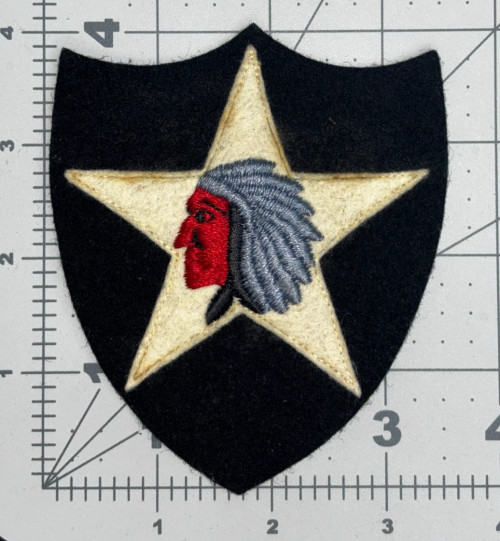 30's US Army 2nd Division Wool Patch Inv# K8703
