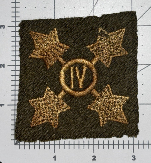 WW 1 AEF 4th Division Patch Inv# K8711
