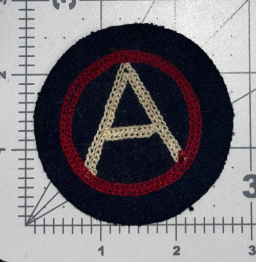 French Made WW 1 AEF 3rd Army Patch Inv# K8716