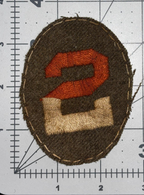WW 1 AEF 2nd Army Patch Inv# K8736