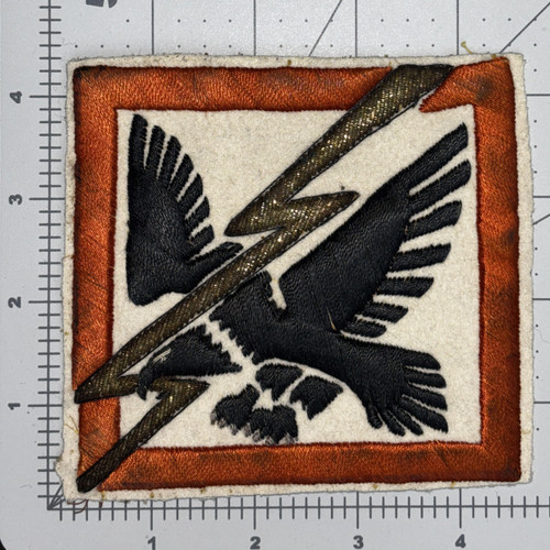 Italian Made WW 2 USAAF 12th Photographic Reconnaissance Squadron Bullion Patch Inv# K8026