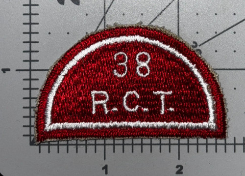 German Made US Army 38th Regimental Combat Team Patch Inv# K8807