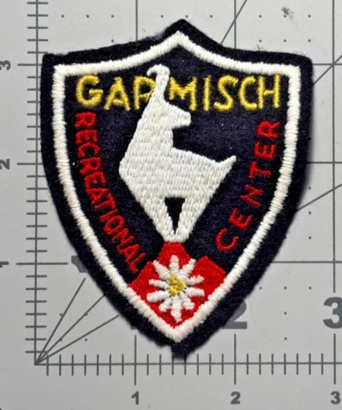 Occupied Germany U.S. Armed Forces Recreation Center Garmisch Patch Inv# K8841