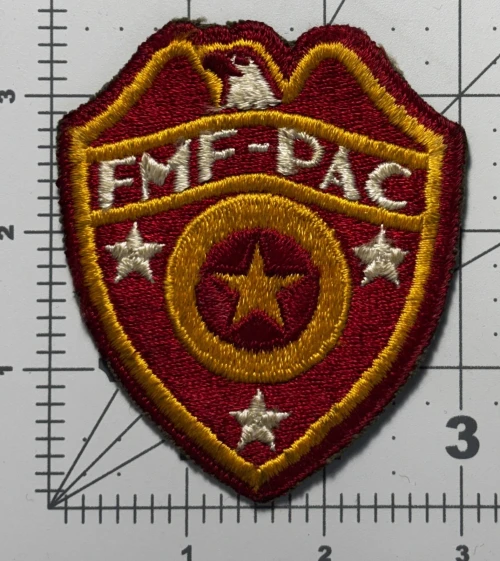 WW 2 USMC FMF-PAC ( Fleet Marine Force Pacific ) Supply Patch Inv# K8879