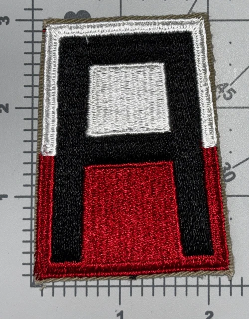 1950's US Army 1st Army Patch Inv# K8905 Variation 2