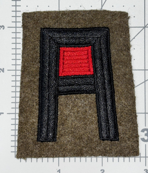 Pre WW 2 US Army 1st Army Artillery Woll Patch Inv K8919