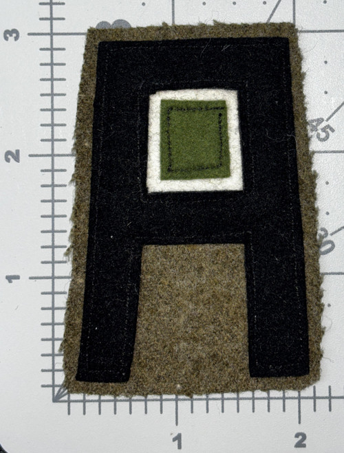 Pre WW 2 US Army 1st Army Armor Layered Wool Patch Inv# K8922