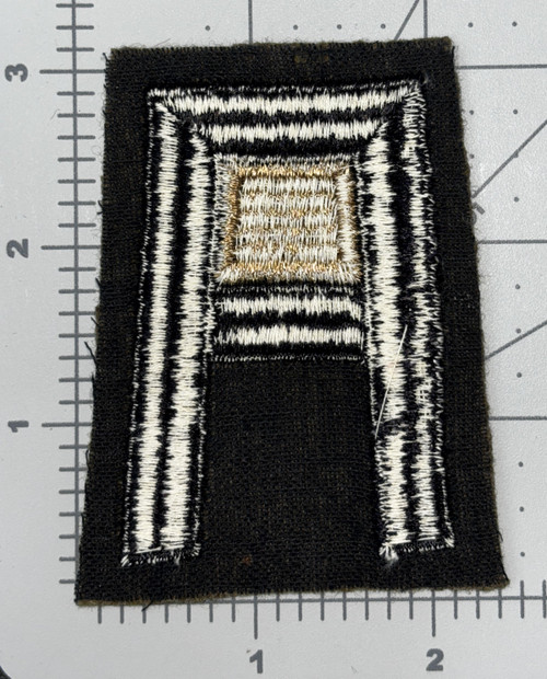 WW 2 US Army 1st Army Quartermaster Wool Ribbed Weave Patch Inv# K8931