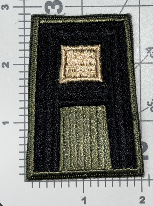 WW 2 US Army 1st Army Quartermaster Ribbed Weave Patch Inv# K8932