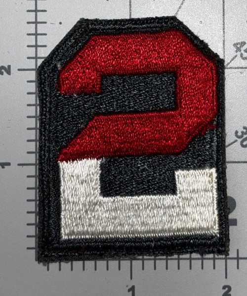 Off Uniform US Army 2nd Army Army Green Patch Inv# K8949