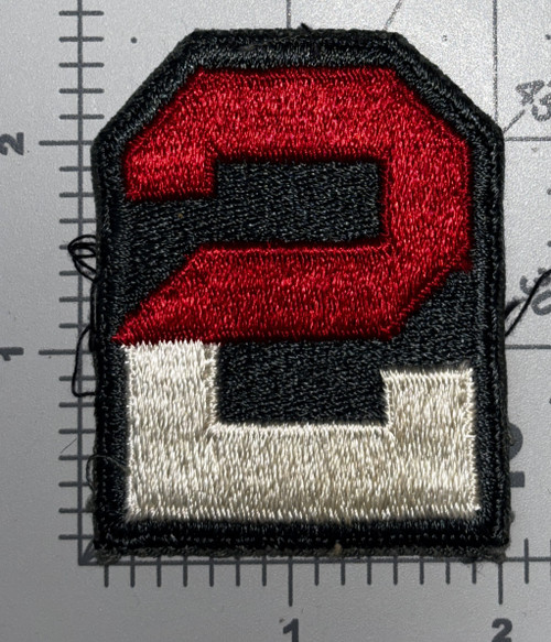 Off Uniform US Army 2nd Army Army Green Patch Inv# K8950