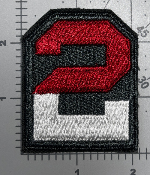 US Army 2nd Army Army Green Patch Inv# K8952