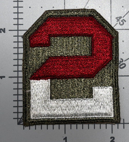 WW 2 US Army 2nd Army Patch Inv# K8957
