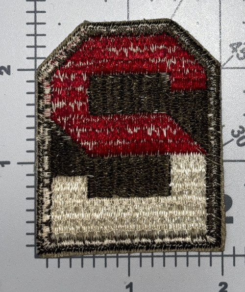 WW 2 US Army 2nd Army Ribbed Weave Patch Inv# K8961