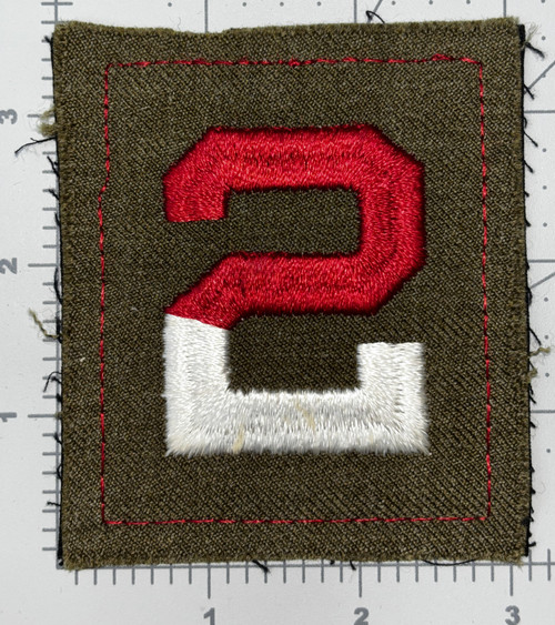 Pre WW 2 US Army 2nd Army Gaberdine Patch Inv# K8967