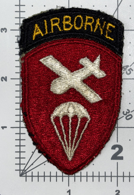 Off Uniform WW 2 US Army Airborne Command Patch Inv# K8981