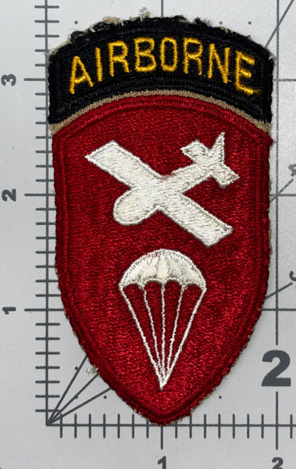 Off Uniform WW 2 US Army Airborne Command Patch Inv# K8983