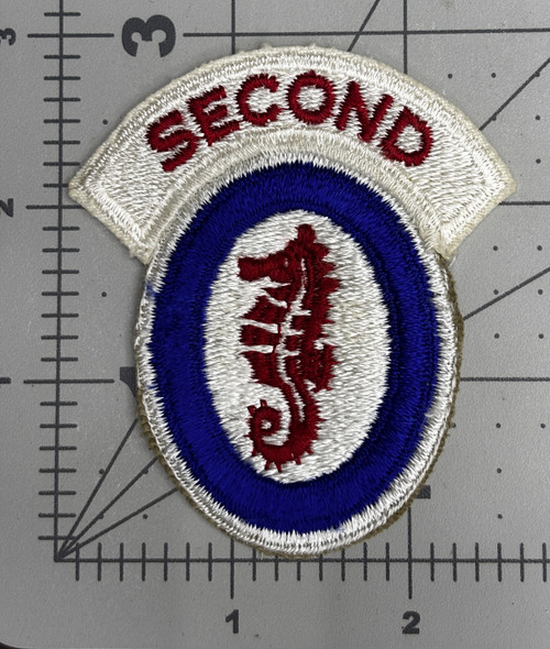WW 2 US Army Second Engineer Special Brigade Attached Tab Inv# K9003