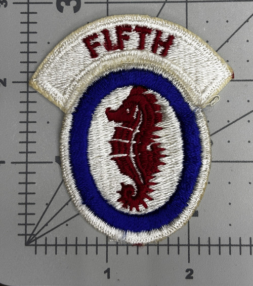 WW 2 US Army Fifth Engineer Special Brigade Attached Tab Inv# K9004