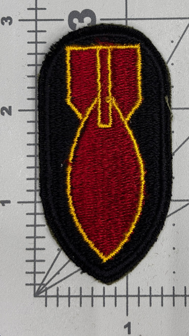 WW 2 US Army Bomb Disposal Patch Inv# K9027