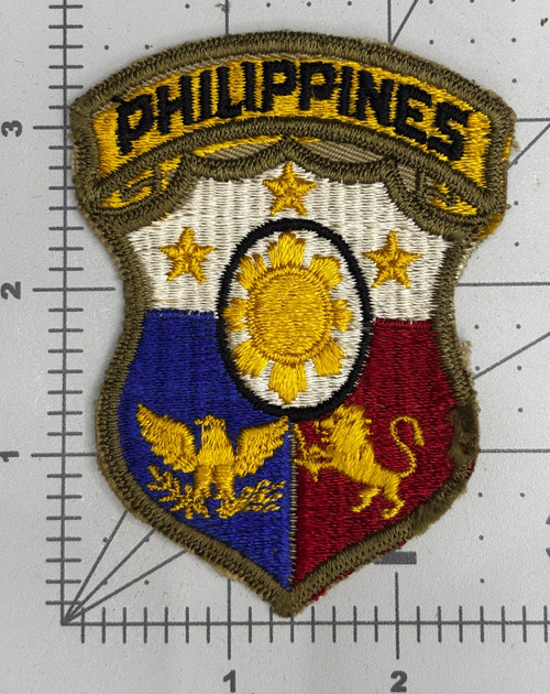 WW 2 Philippines Constabulary Headquarters GEMSCO Patch Inv# K9042