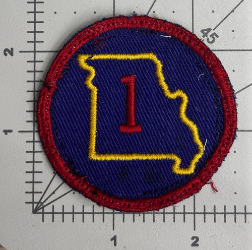 MO-08 1942 - 1947 1st Regiment Missouri State Guard Patch Inv# K9083